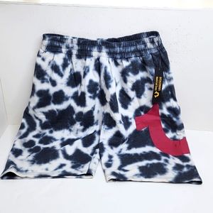 TRUE RELIGION SHORTS GREY & WHITE